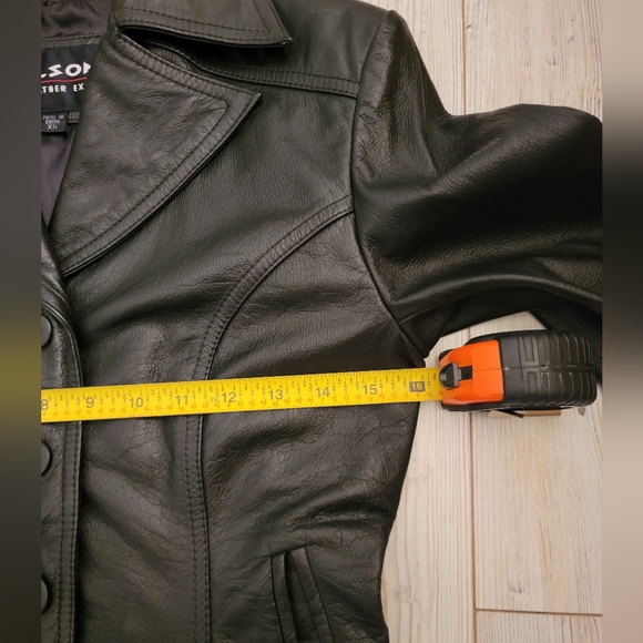 Wilsons Leather Vintage Classic Blazer Style Jacket - Picture 16 of 16